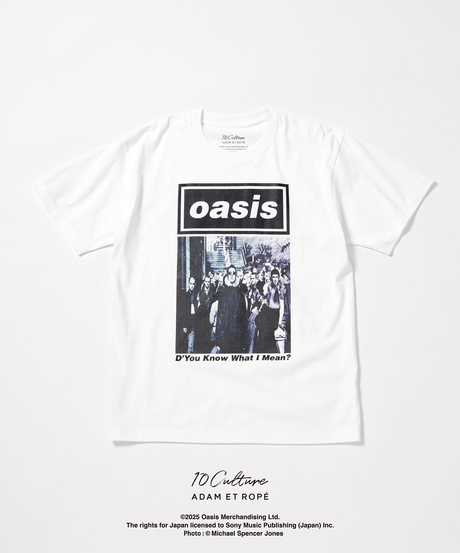 oasis オアシス10Culture/アダムエロペ Tシャツ サイズL 新品 oasis」と10のカルチャーをバックグラウンドにした「10Culture