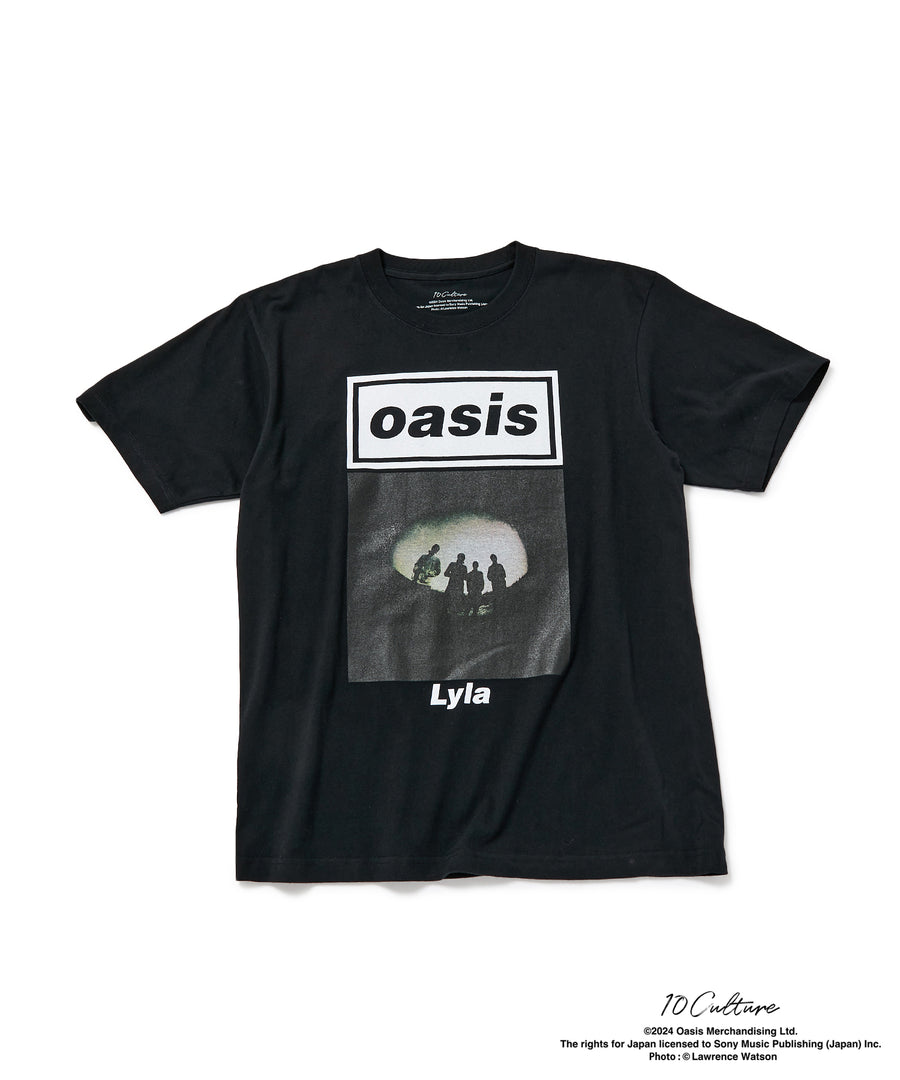 oasis　10Culture / ADAM ET ROPE'　30th Anniversary TSH　BLACK01