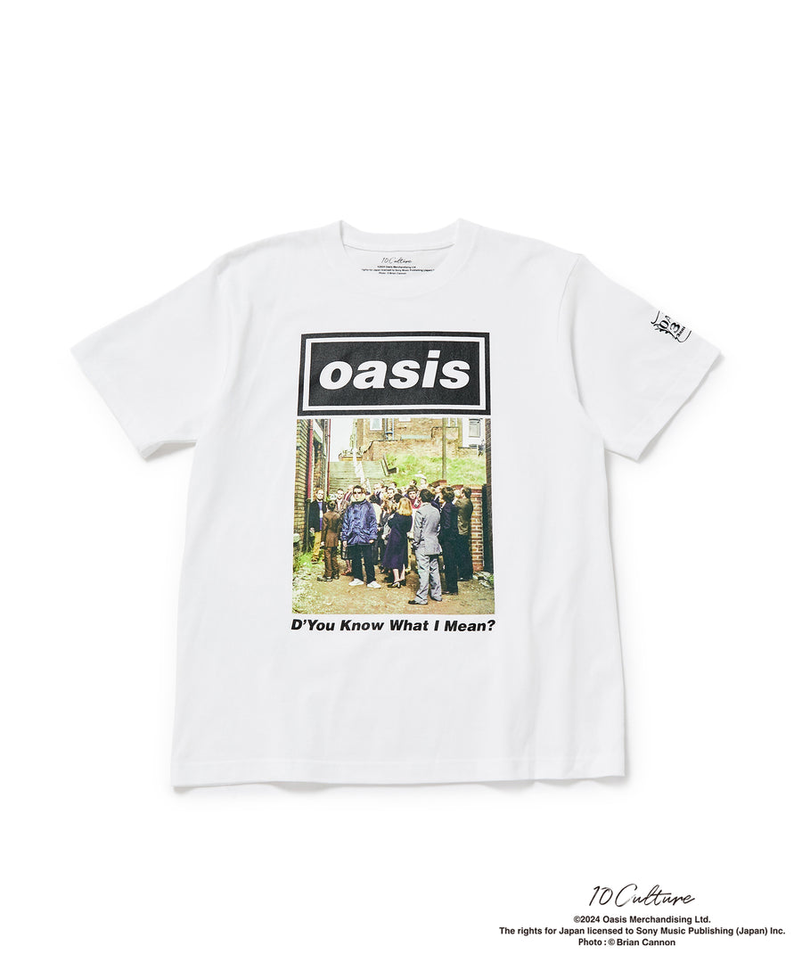 oasis　10Culture / ADAM ET ROPE'　30th Anniversary TSH　WHITE10