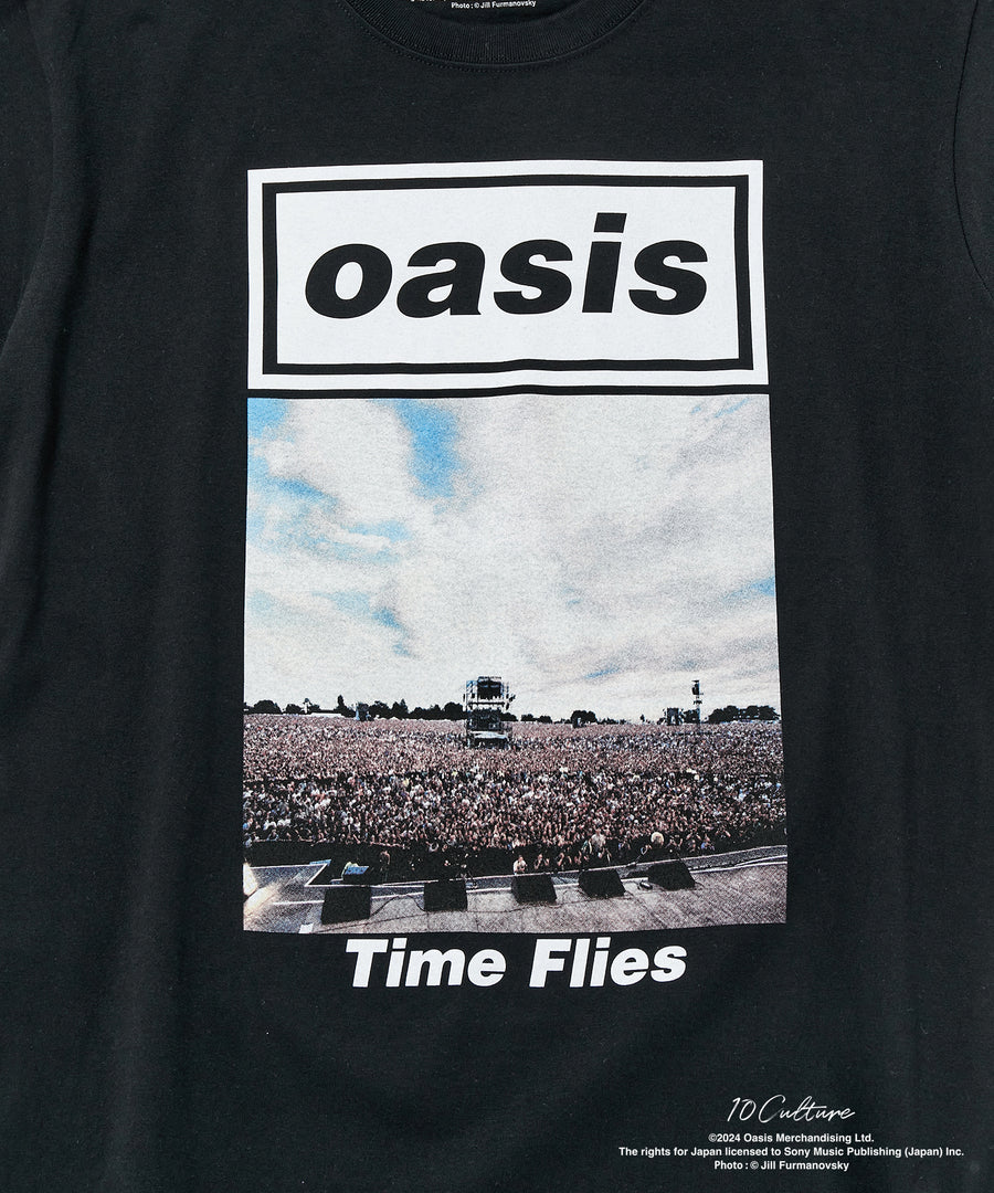 oasis　10Culture / ADAM ET ROPE'　30th Anniversary TSH　BLACK03